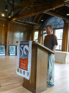 Stephen Wood presents at "An Evening of Champions" Wilderness 50th Anniversary Celebration in Asheville, NC.
